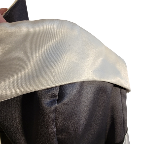 Alfred Angelo Slate Gray Prom Formal Night Gown Bell Dress See Measurements - Picture 5 of 16